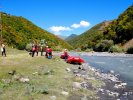 Rafting on the Aragvi River